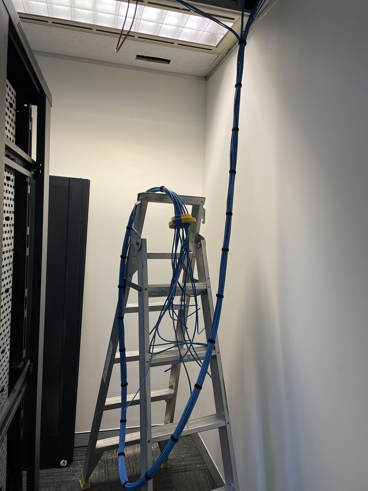Network cabling and cabinet work