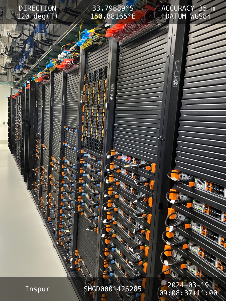 Completed equipment deployment